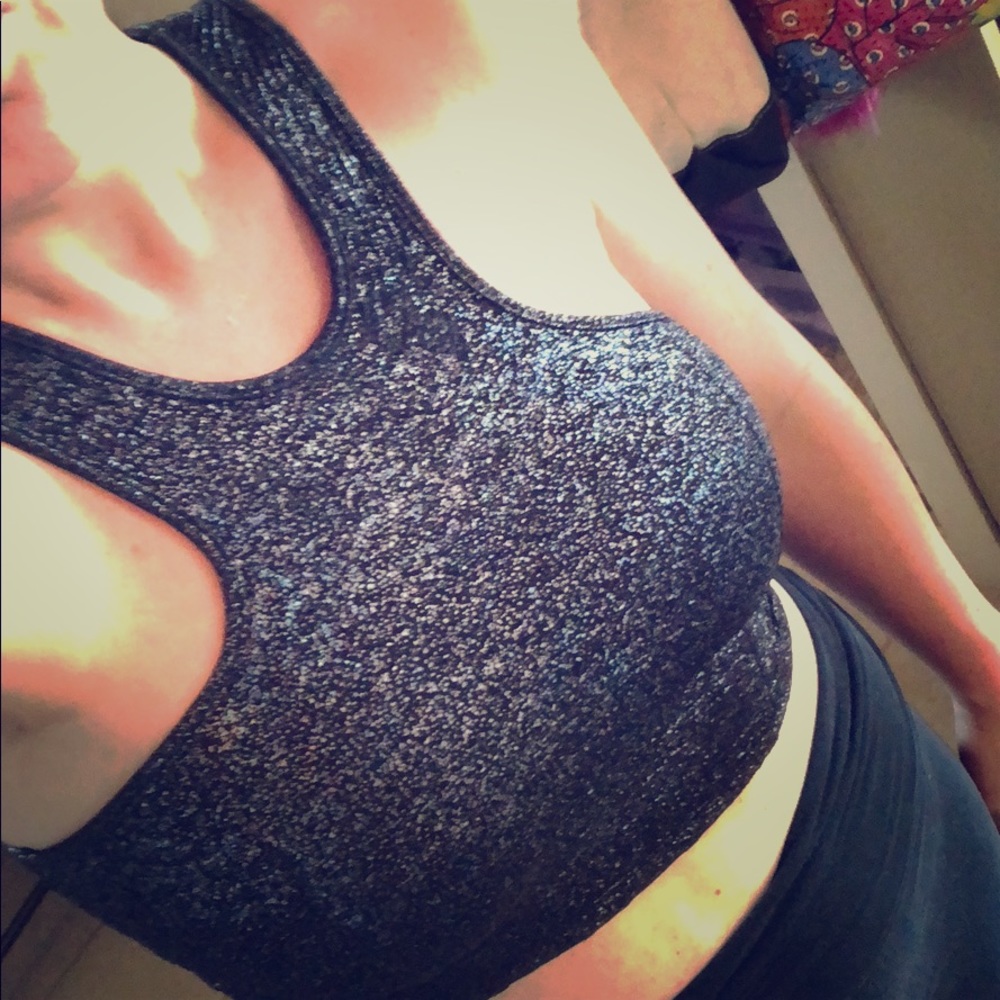 Outer space crop top